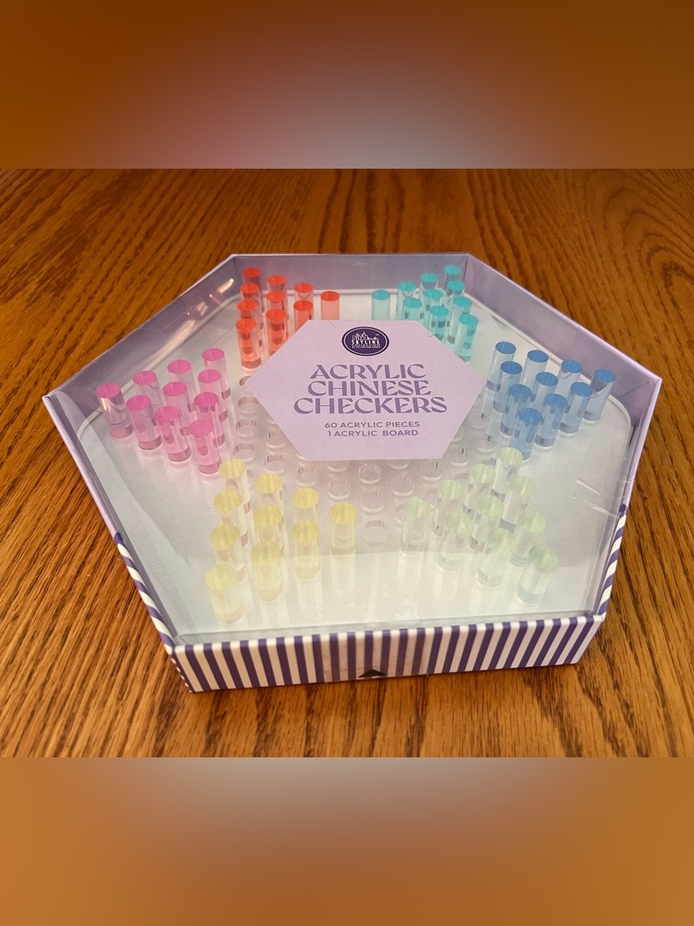 Skyline Collection Acrylic Chinese Checkers Game